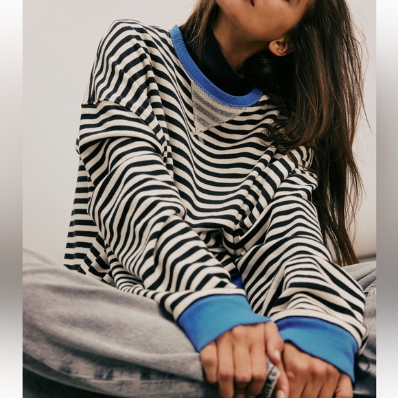 Free people stripped sweater - Picture 1 of 7